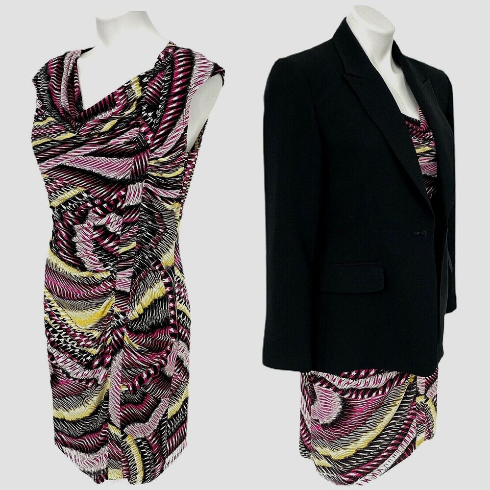 Alfani Dress Womens 12P Lot Multicolor Stretch Blazer Officecore Corpcore Career